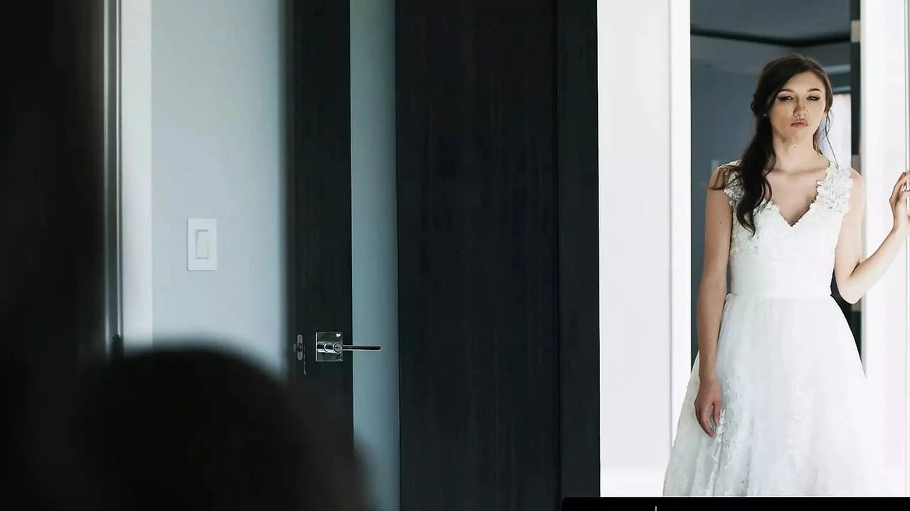 PURE TABOO Bride Maya Woulfe Caught Anxious Fiance Sucking His Caring Stepmom Reagan Foxx’s Breasts