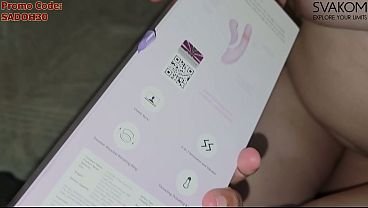 I masturbate with DUOGLOW by SVAKOM and my man destroys my asshole