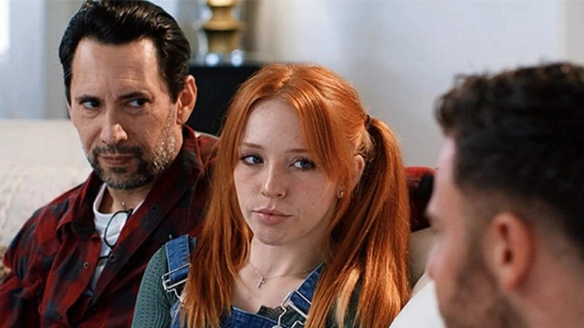 PURE TABOO He Shares His Petite Stepdaughter Madi Collins With A Social Worker To Keep Their Secret